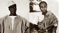 Ahmed Sékou Touré, Peäsident von Guinea und  Kwame Nkrumah, Staatspräsident von Ghana