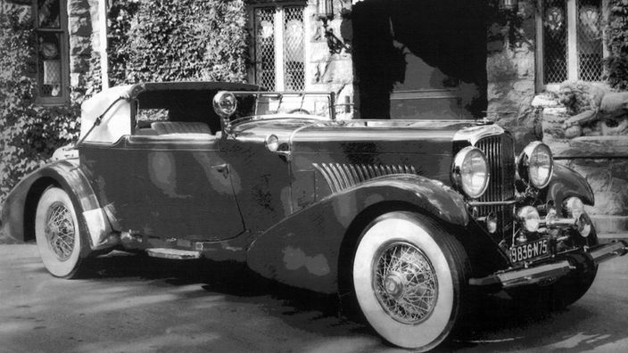 Duesenberg-Cabriolet, Foto s/w, 1933