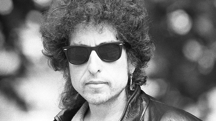 Bob Dylan mit Sonnenbrille