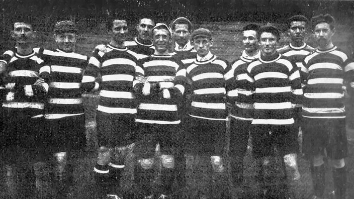 Mannschaftsfoto des  BFC Germania 1888 im Jahr 1904