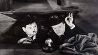 Stan Laurel und Oliver Hardy in Way Out West, USA 1937