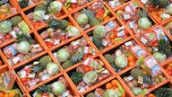 Obst und Gemüse auf einem Verkaufsstand