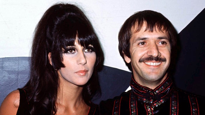 Sonny Bono mit Ehefrau Cher 1967 in Hollywood