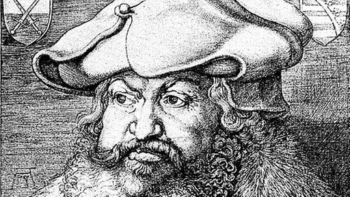 Zeitgenössisches Porträt Friedrichs III. von Albrecht Dürer