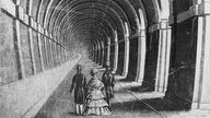 Grundsteinlegung Themse-Tunnel