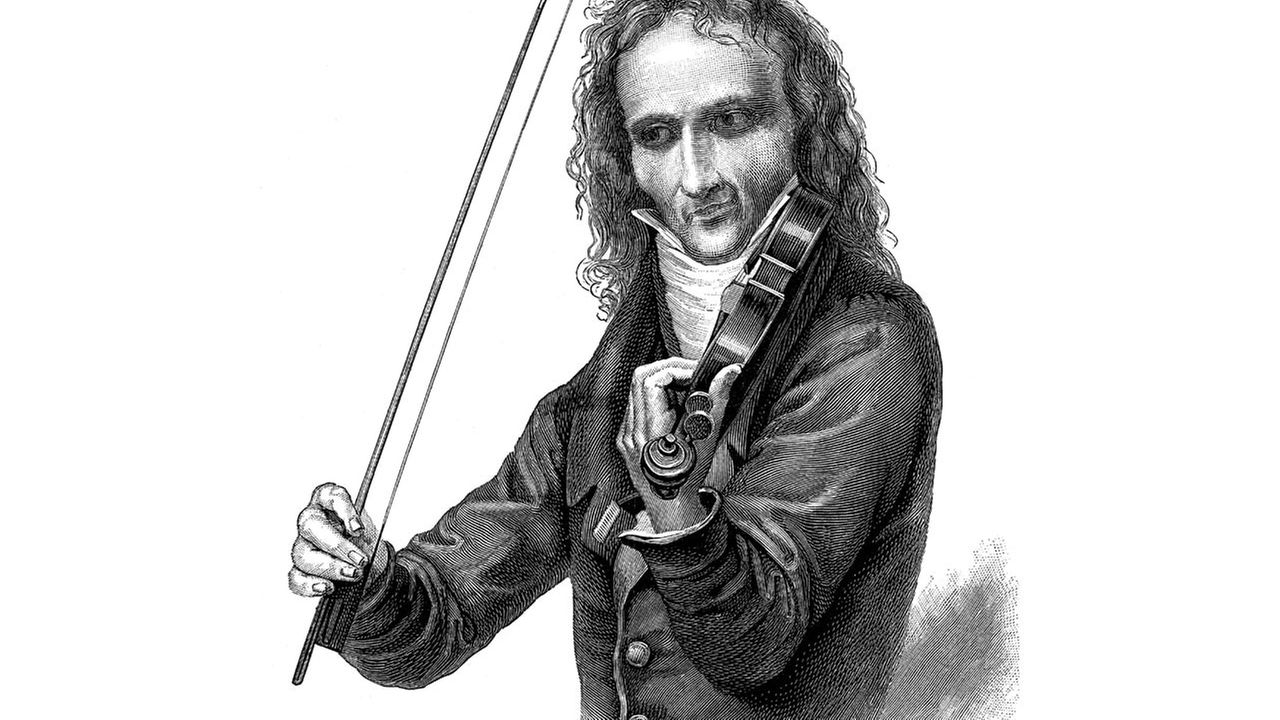 Portrait von Niccolo Paganini