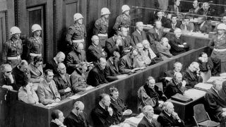Die Hauptangeklagten der Nürnberger Kriegsverbrecher-Prozesse