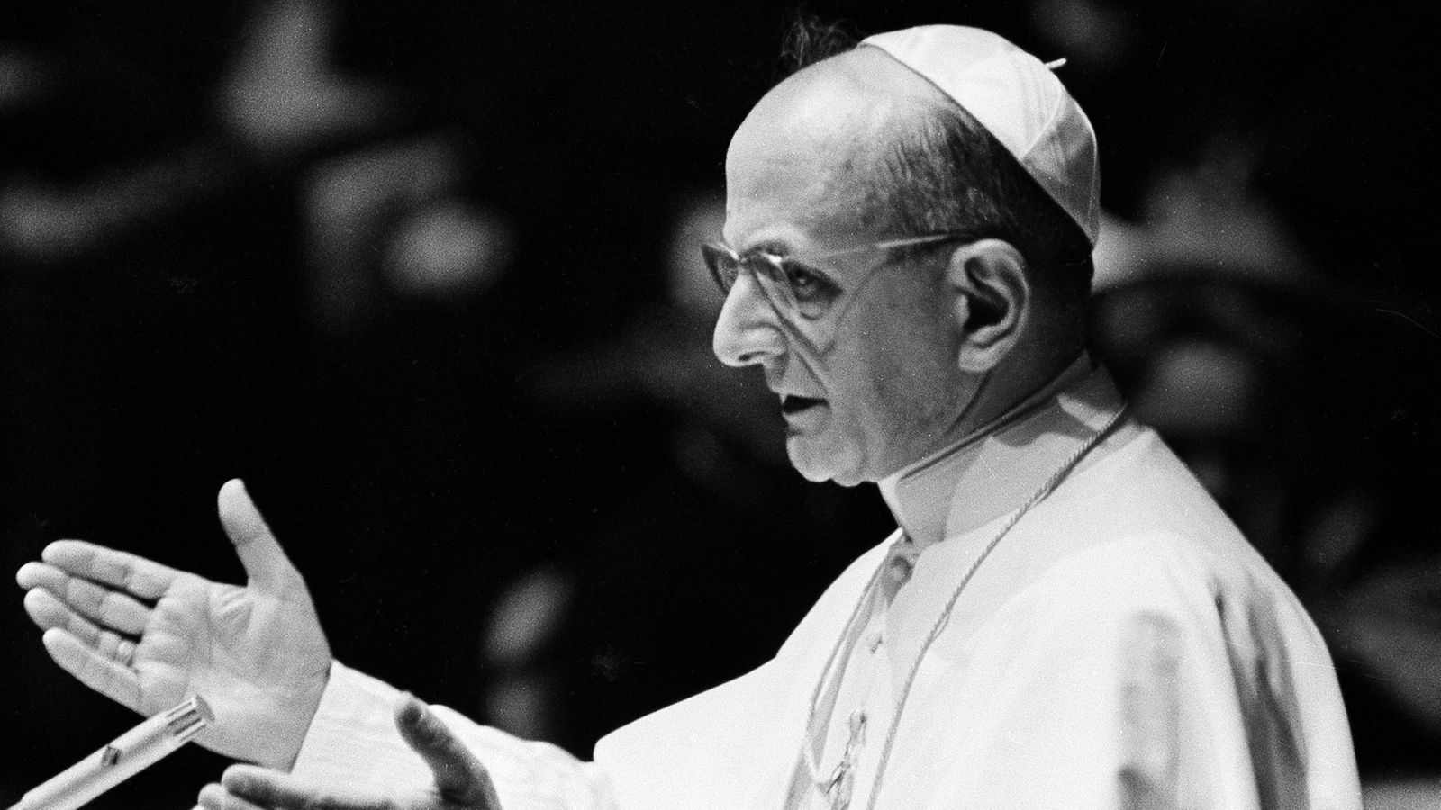 Papst Paul VI. bei Rede vor der UNO, 1965