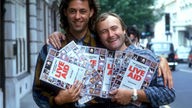 Phil Collins und Bob Geldof
