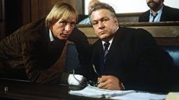 Claus Theo Gärtner und Günter Strack in "Ein Fall für zwei" (1982)
