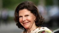 Königin Silvia von Schweden am 29.04.2012 bei den Feiern zum 40. Geburtstag von SAP in Mannheim.