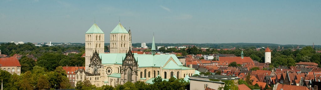 Blick auf den Dom in Münster