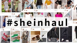 Verschiedene Produkte von Shein mit dem #sheinhaul