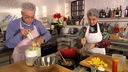 Martina und Moritz bereiten in ihrer Küche Gerichte der Thüringischen Küche zu