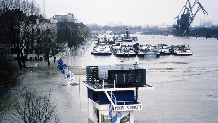 Überschwemmung in Duisburg