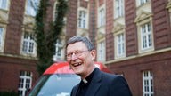 Rainer Maria Kardinal Woelki,lächelt der Frühjahrs-Vollversammlung der Deutschen Bischofskonferenz in Münster (Nordrhein-Westfalen)