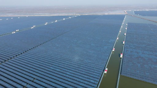 Solaranlage in Cixi, China