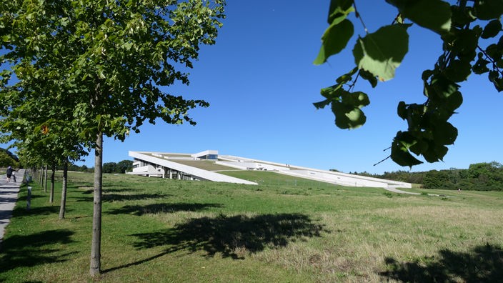 Das Bild zeigt das Moesgaard Museum in Aarhus.