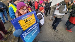 Protest gegen die AfD in Marl