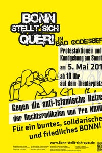 Plakat: Bonn stellt sich quer