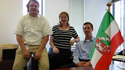 NRW-Team in Manhattan (v.l.n.r.): Ulrich Gamerdinger, Karen Berry, Martin Menden