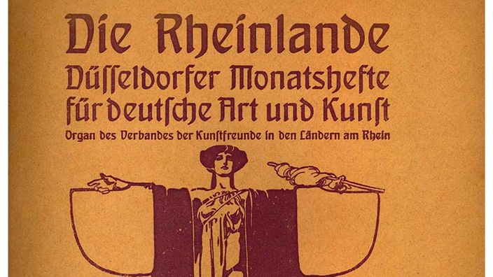 Cover Rheinlande (Juli 1904) aus dem Bibliotheksbestand Rheinisches Literaturarchiv im Heinrich-Heine-Institut