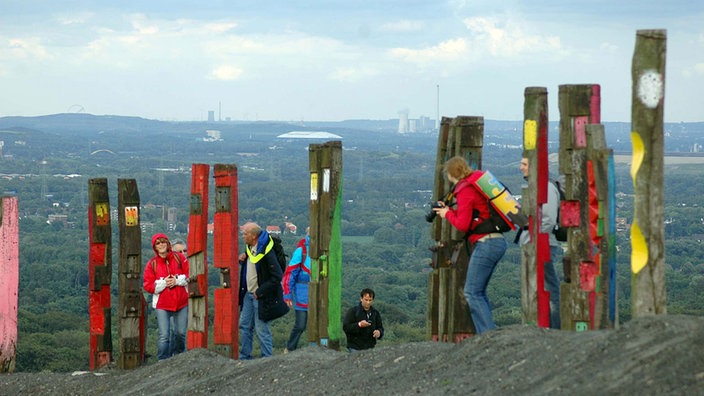 Totems auf der Halde Haniel