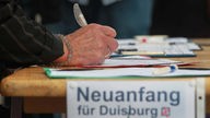 Bürgerinitiative "Neuanfang für Duisburg" sammelt Unterschriften