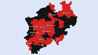 Karte mit den Wahlkreisergebnissen der NRW-Landtagswahl 2012
