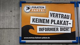 Piraten Partei Wahlplakat