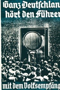 Propagandaplakat für den "Volksempfänger 1936