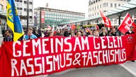 Demonstration in Solingen gegen Rassismus 