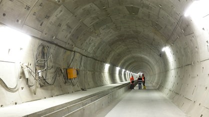 Blick in die Tunnelröhre