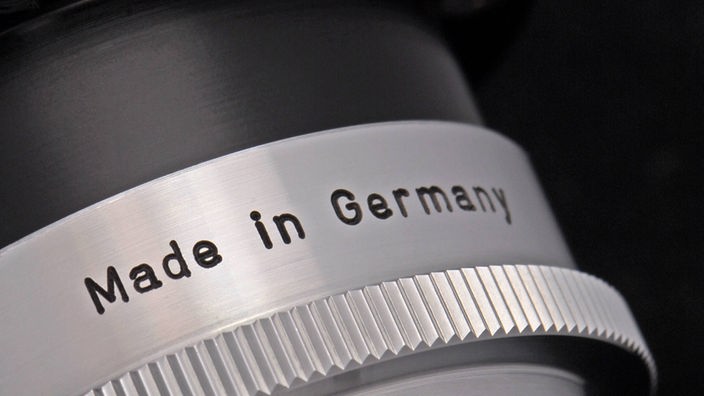 Made in Germany Schriftzug auf Objektiv