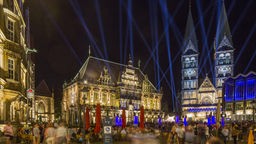 Eröffnung des Musikfest Bremen auf dem Marktplatz am Rathaus.