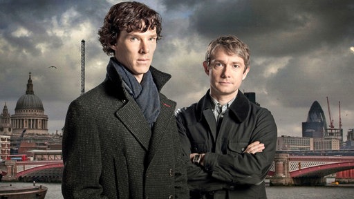 Kein Fall ist ihnen zu schwer: Sherlock Holmes (Benedict Cumberbatch, li.) und Dr. John Watson (Martin Freeman).