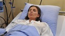 Patrizia (Nadine Warmuth) erleidet einen Herzstillstand.