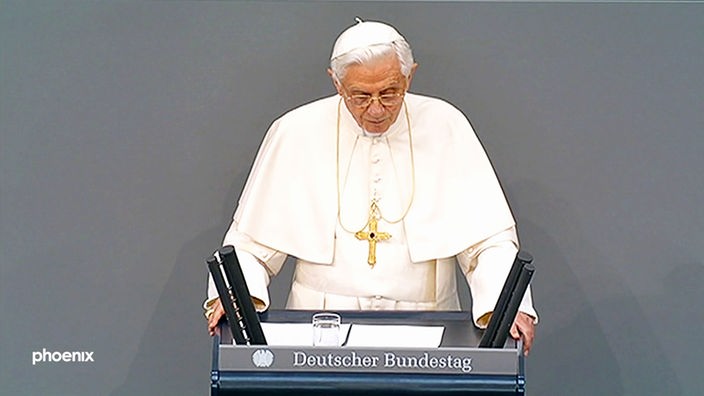 Papst Benedikt im Bundestag