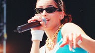 Nelly Furtado beim Bizarre Festival 2001