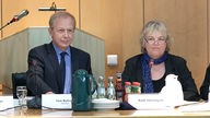 WDR-Intendant Tom Buhrow und die Vorsitzende des Rundfunkrats Ruth Hieronymi im Gespräch