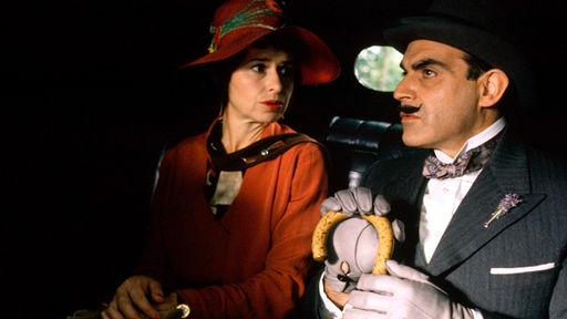 Annie (Katy Murphy) und Hercule Poirot (David Suchet)