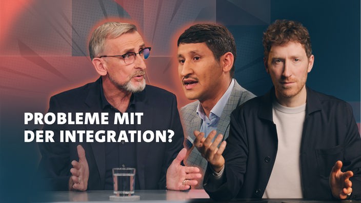 "Probleme mit der Integration?" - Armin Schuster und Arif Abdullah Haidary neben Louis Klamorth
