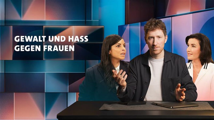 "Gewalt und Hass gegen Frauen" – Collien Ulmen-Fernandes, Louis Klamroth und Dorothee Bär in Studiokulisse