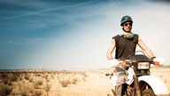 Biker Wüstenshooting