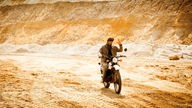Biker Wüstenshooting