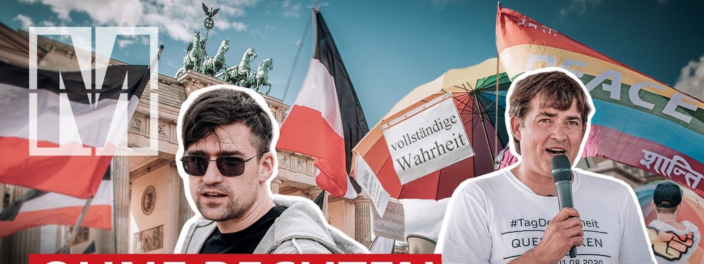 Corona-Demos: Zwischen Regenbogen- und Reichskriegsflagge