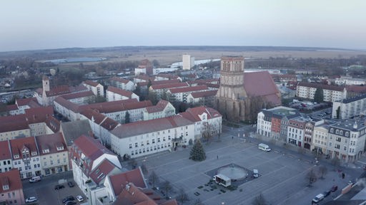 Stadtkern von Anklam in Mecklenburg-Vorpommern