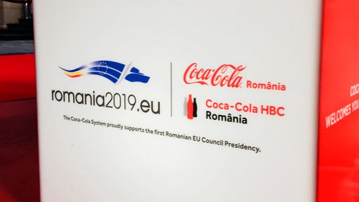 Logo der rumänischen EU-Ratspräsidentschaft