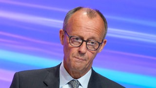 CDU-Parteichef Friedrich Merz beim Chemie und Pharma Summit 2024 am 12.09.2024.