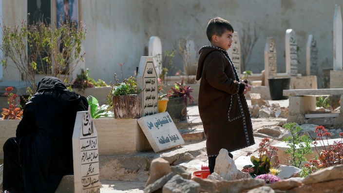 Der Friedhof vom Flüchtlingslager in Jenin wird auch "Friedhof der Märtyrer" genannt.